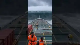 Dark sea&rsquo;s big waves