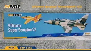 📦✨ Unboxing the FMS 90mm EDF Super Scorpion V2! ✈️ #fmsrcairplane
