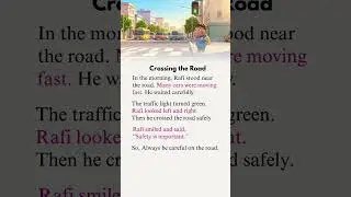 Crossing the Road Safely | Easy English Channel | Learn English for Beginners #englishstory