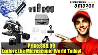 Buy Microscope for Adults Kids Students, 40X-2000X Microscope for Beginners, Biological Microscope
