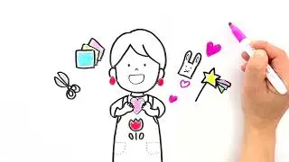 お絵かきムービー『古里保育園の誕生ストーリー』