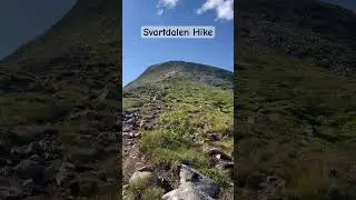 Hiking in Norway. This hike is called Svartdalen in Jotunheimen  national park.  #norway #travel