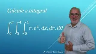 EXEMPLO DE RESOLUÇÃO DE UMA INTEGRAL TRIPLA EMCOORDENADAS CILÍNDRICAS NO R3