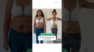 16 kgs weight loss and belly fat gone after delivery - postpartum transformation