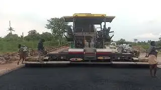 DBM by Paver Machine // How to Make National Highway // NH-744 Allignment. #video #trendingvideo.