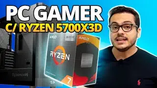 PC GAMER COM RYZEN R7 5700X3D - SAIBA QUAIS PEÇAS COMPRAR E COMO MONTAR