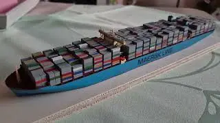 Maersk MC-Kinney M&oslash;ller | Модель корабля в масштабе 1:1250