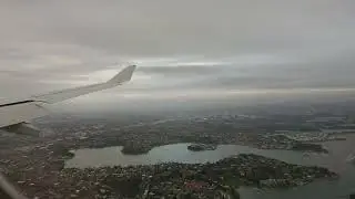Qantas QF42 Airbus A330 arrival into Sydney Kingsford Smith Airport
