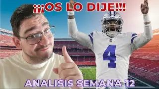 ¡OS LO DIJE! 🤯 COWBOYS ganaron a EAGLES y CHIEFS salen de la crisis | ANÁLISIS NFL Semana 12
