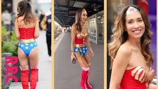 Myleene Klass }Wonder Woman & bikini socials