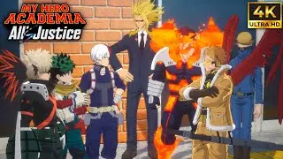 MY HERO ACADEMIA: All's Justice - Team-Up Missions Final Boss Fight (4K 60FPS)