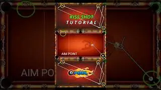 9 ball pool kiss shot - Tutorial #shorts #8ball #billiards #snooker #youtubeshorts #tricks #short