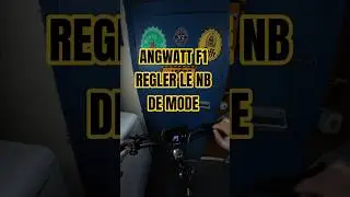ANGWATT F1: Comment r&eacute;gler le nb de modes #angwatt #tuto #escooter