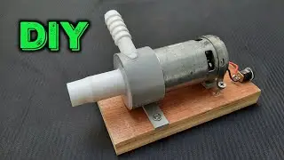 Homemade 775 Dc Motor Water Pump