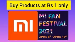 Mi Fan Festival Buy Rs 1 Flash Sale product on mi Store . #Shorts