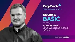 Marko Bašić | Digitalizacija izrade troškovnika za projektante i pripreme ponuda za izvođače