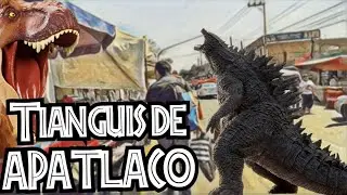 Dino-Chachareando en tianguis de Apatlaco
