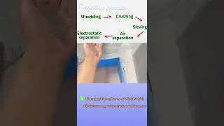 #pcb #recycle #working PCB board recycling machine working process introduction