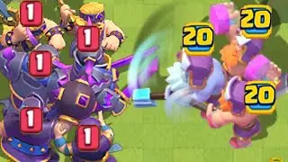 LVL 20 EVO LUMBERJACK VS ALL CARDS EVOLUTION