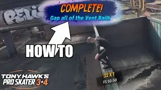 Gap all of the Vent Rails on Shipyard Tony Hawk Pro Skater 3+4