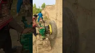 How to diesel ⛽️ engine Peter start with old bike 🏍️ #viral #diesel #peter #engine #bike #tyres