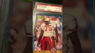 NEBRASKA CORNHUSKERS HOF WILL SHIELDS KC CHIEFS OL #GBR