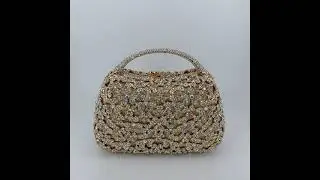 Gold AB Rhinestone Crystal Party Prom Clutch Bag - CrystalClutch.com