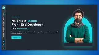 Build a Responsive Personal Portfolio Website using HTML CSS JavaScript | with Typing Animation