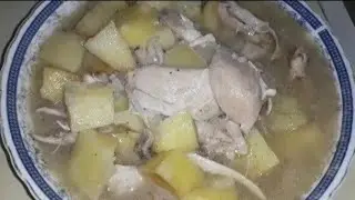 يخنة البطاطا بالدجاج طبق رائع ومميز    tabekh em Rabih