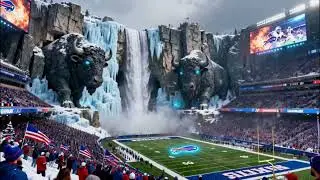 NFL Stadiums Reimagined with AI | Epic Cinematic Series 🏟️⚡🔥❄️
