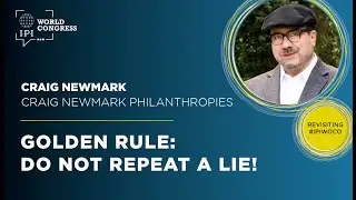 You can choose not to air the disinformation (Craig Newmark @ #IPIWoCo 2020)