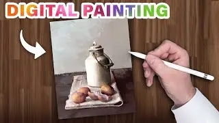 Painting with Light and Color | SCHOOLISM Class assignment (week 1-paint 5)