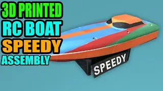 3D Printed RC Boat - Assembly