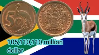 1990 South Africa 5 Cent Coin Worth $110? Rare Coin You Should Check!