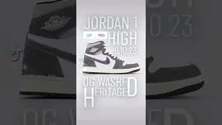JORDAN 1 HIGH OG WASHED HERITAGE COMING JUNE 10TH 2023