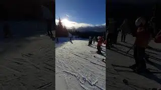 Ski resort Marisel #romania #snow #muntiiapuseni #sky #sun #wintertime