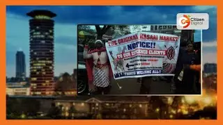 Maasai Market Traders protest displacement from the market