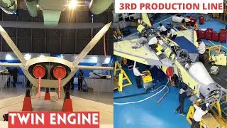 3rd TEJAS Production line inaugurated | 2 engine Warrior Wingman with Internal weapon bay