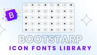 Bootstrap Icons Tutorial in Hindi | How to Use Bootstrap Icon Fonts in WordPress & HTML