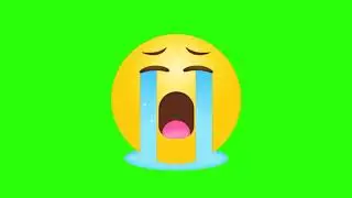 Green Screen Crying Emoji #Cry #Crying