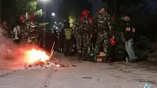 Aksi Demo Di DPRD Kota Madiun, Massa Bertahan Hingga Malam Hari