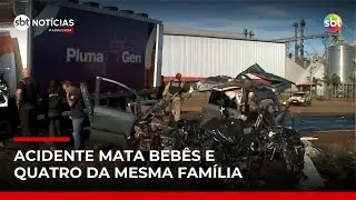 Acidente mata seis pessoas da mesma fam&iacute;lia em Rol&acirc;ndia (PR) | #SBTNot&iacute;cias