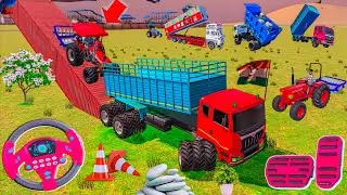 🔴 CRAZY DRIVING! 😱 Modified DJ Truck & Tractor Tochan in Indian Vehicle Simulator 3D 🎮