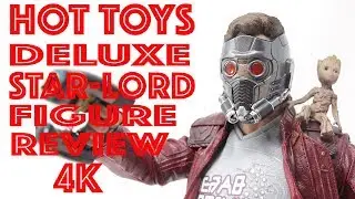 HOT TOYS MMS421 STAR LORD DELUXE 1/6 SCALE FIGURE REVIEW 4K GUARDIANS OF THE GALAXY VOL 2