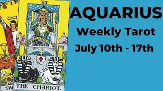 Aquarius: This Rarely EVER Happens - WOW! 💙 July 10th  - 17th  2023 WEEKLY TAROT READING