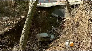 Massive South Amboy Sinkhole Forces Evacuation Of Nearby Homes