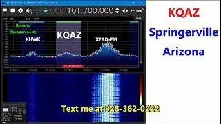 101.7 KQAZ - Springerville, Arizona captada en Zapopan (oeste), M&eacute;xico