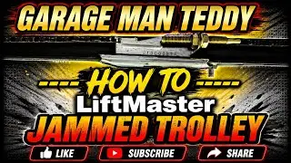 Как выполнить ремонт застрявшей тележки Liftmaster