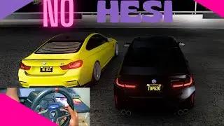 BMW M4  F82 vs BMW M340i | Asseto corsa | track 415 | No Hesi | Wheel gameplay