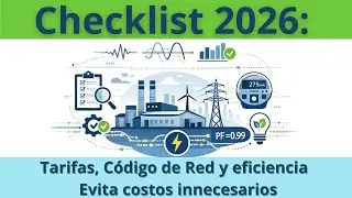 Checklist 2026: Tarifas, Código de Red y eficiencia | Evita costos innecesarios